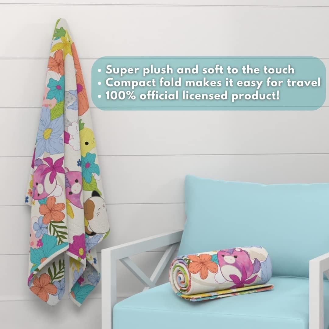 image:imageFranco Collectibles Batman DC Comics Vintage Super Soft Cotton BathPoolBeach Towel 60 in x 30 in 100 Officially Licensed ProductSquishmallows  1