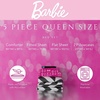 image:imageBarbie 1959 Super Soft Cozy Reversible Comforter and Sheet Set 5 Piece Full Size Official Licensed Product By Franco CollectiblesBarbie 1959