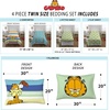 image:imageBarbie 1959 Super Soft Cozy Reversible Comforter and Sheet Set 5 Piece Full Size Official Licensed Product By Franco CollectiblesGarfield