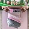 image:imageBarbie 1959 Super Soft Cozy Reversible Comforter and Sheet Set 5 Piece Full Size Official Licensed Product By Franco CollectiblesPink  Green  the Wizard of Oz