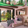 image:imageBarbie 1959 Super Soft Cozy Reversible Comforter and Sheet Set 5 Piece Full Size Official Licensed Product By Franco CollectiblesPink  Green  the Wizard of Oz