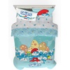 image:imageBarbie 1959 Super Soft Cozy Reversible Comforter and Sheet Set 5 Piece Full Size Official Licensed Product By Franco CollectiblesThe Smurfs