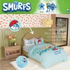 image:imageBarbie 1959 Super Soft Cozy Reversible Comforter and Sheet Set 5 Piece Full Size Official Licensed Product By Franco CollectiblesThe Smurfs
