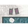 image:imageBarbie Barbiecore Black amp White Striped Soft Cotton BathPoolBeach Towel 60 in x 30 in Official Licensed Barbie Product By Franco