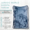 image:imageBarbie Kids Bedding Soft Plush Cozy Sherpa Blanket Throw 46 in x 60 in Officially Licensed Product by FrancoJurassic World