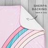 image:imageBarbie Kids Bedding Soft Plush Cozy Sherpa Blanket Throw 46 in x 60 in Officially Licensed Product by FrancoSquishmallows