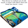 image:imageBarbie Kids Bedding Super Soft Cozy Silk Touch Throw 40 in x 50 in Officially Licensed Product By FrancoJurassic World