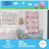 image:imageBarbie Kids Bedding Super Soft Cozy Silk Touch Throw 40 in x 50 in Officially Licensed Product By FrancoPeppa Pig