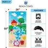 image:imageBarbie Super Soft Cotton BathPoolBeach Towel Barbiecore 58 in x 28 in Official Barbie Product By FrancoBlues Clues