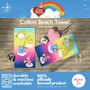 image:imageBarbie Super Soft Cotton BathPoolBeach Towel Barbiecore 58 in x 28 in Official Barbie Product By FrancoCare Bears Classic