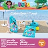 image:imageBarbie Super Soft Cotton BathPoolBeach Towel Barbiecore 58 in x 28 in Official Barbie Product By FrancoDora the Explorer