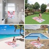 image:imageBarbie Super Soft Cotton BathPoolBeach Towel Barbiecore 58 in x 28 in Official Barbie Product By FrancoHello Kitty