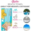 image:imageBarbie Super Soft Cotton BathPoolBeach Towel Barbiecore 58 in x 28 in Official Barbie Product By FrancoMulticolour