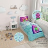 image:imageBarney Kids 4 Piece Toddler Bed Set  Super Soft amp Cozy Reversible Microfiber Comforter and Sheets Officially Licensed Product by Franco