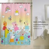 image:imageBeetlejuice Halloween 13Piece Shower Curtain Set 72 x 72 Inch Fabric Curtain with Hooks Bathroom Decor Machine Washable 100 Officially Licensed Product by Franco CollectiblesPeppa Pig