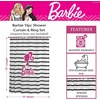 image:imageBeetlejuice Halloween 13Piece Shower Curtain Set 72 x 72 Inch Fabric Curtain with Hooks Bathroom Decor Machine Washable 100 Officially Licensed Product by Franco CollectiblesBarbie