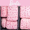 image:imageCollectibles Barbie Beauty 7 Piece Soft Storage Organization Packing Cubes Travel Set Officially Licensed Product By FrancoBarbie