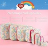 image:imageCollectibles Barbie Beauty 7 Piece Soft Storage Organization Packing Cubes Travel Set Officially Licensed Product By FrancoCare Bears