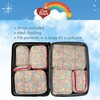 image:imageCollectibles Barbie Beauty 7 Piece Soft Storage Organization Packing Cubes Travel Set Officially Licensed Product By FrancoCare Bears