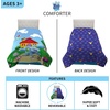 image:imageDisney Frozen 2 Kids Bedding Super Soft Microfiber Reversible Comforter TwinFull Official Disney Product By FrancoBlues Clues