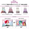 image:imageDisney Princess Ariel Kids Bedding Super Soft Comforter And Sheet Set 4 Piece Twin Size Official Disney Product By Franco