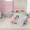 image:imageDisney Princess Ariel Kids Bedding Super Soft Comforter And Sheet Set 4 Piece Twin Size Official Disney Product By Franco