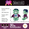 image:imageFranco Adventure Time Marceline Vampire Bedding Super Soft Cozy Decorative Cuddle Pillow Officially Licensed Product CollectiblesCare Bears X Universal Monsters