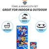 image:imageFranco Baby Shark Kids BathPoolBeach Soft Absorbent Cotton Terry Towel with Washcloth 2 Piece Set 50 in x 25 inPaw Patrol