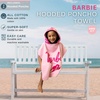 image:imageFranco Barbie Kids BeachPoolBathCamping Hooded Towel Poncho 24 X 22 Absorbent Cotton Cover up 100 Official Licensed Barbie Product LargeBarbie
