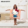image:imageFranco Barbie Kids BeachPoolBathCamping Hooded Towel Poncho 24 X 22 Absorbent Cotton Cover up 100 Official Licensed Barbie Product LargeHello Kitty