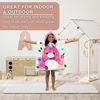 image:imageFranco Barbie Kids BeachPoolBathCamping Hooded Towel Poncho 24 X 22 Absorbent Cotton Cover up 100 Official Licensed Barbie Product LargeSquishmallows