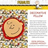 image:imageFranco Barbie Movie Luxe Super Soft Plush Squishy 17 Inch Logo Decorative PillowCharlie Brown