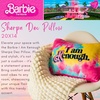 image:imageFranco Barbie Movie Luxe Super Soft Plush Squishy 17 Inch Logo Decorative PillowI Am Kenough