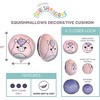 image:imageFranco Barbie Movie Luxe Super Soft Plush Squishy 17 Inch Logo Decorative PillowSquishmallows
