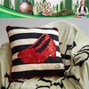 image:imageFranco Barbie Movie Luxe Super Soft Plush Squishy 17 Inch Logo Decorative PillowThe Wizard of Oz  Ruby Slippers