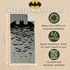 image:imageFranco Batman DC Comics Kids Super Soft Lightweight 100 Recycled BathPoolBeach Towel Made from Recycled Plastic Bottles 58 in x 28 in 100 Official Licensed Batman ProductBatman