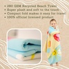 image:imageFranco Batman DC Comics Kids Super Soft Lightweight 100 Recycled BathPoolBeach Towel Made from Recycled Plastic Bottles 58 in x 28 in 100 Official Licensed Batman ProductPeppa Pig