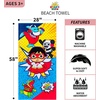 image:imageFranco Batman DC Comics Kids Super Soft Lightweight 100 Recycled BathPoolBeach Towel Made from Recycled Plastic Bottles 58 in x 28 in 100 Official Licensed Batman ProductRyans World