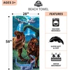 image:imageFranco Batman DC Comics Kids Super Soft Lightweight 100 Recycled BathPoolBeach Towel Made from Recycled Plastic Bottles 58 in x 28 in 100 Official Licensed Batman ProductJurassic World Dominion
