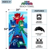 image:imageFranco Batman DC Comics Kids Super Soft Lightweight 100 Recycled BathPoolBeach Towel Made from Recycled Plastic Bottles 58 in x 28 in 100 Official Licensed Batman ProductPj Masks