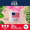 image:imageFranco Collectibles BeachPool Waterproof Swimsuit Makeup Toiletries Pouch BagTeam USA