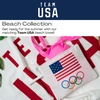 image:imageFranco Collectibles BeachPool Waterproof Swimsuit Makeup Toiletries Pouch BagTeam USA