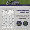 image:imageFranco Collectibles Beetlejuice Halloween Bedding Super Soft Microfiber Full Sheet Set College Dorm Essentials Officially Licensed ProductBeetlejuice