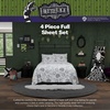 image:imageFranco Collectibles Beetlejuice Halloween Bedding Super Soft Microfiber Full Sheet Set College Dorm Essentials Officially Licensed ProductBeetlejuice