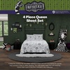 image:imageFranco Collectibles Beetlejuice Halloween Bedding Super Soft Microfiber Full Sheet Set College Dorm Essentials Officially Licensed ProductBeetlejuice