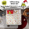 image:imageFranco Collectibles Beetlejuice Halloween Bedding Super Soft Microfiber Full Sheet Set College Dorm Essentials Officially Licensed ProductGrinch