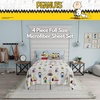 image:imageFranco Collectibles Beetlejuice Halloween Bedding Super Soft Microfiber Full Sheet Set College Dorm Essentials Officially Licensed ProductPeanuts  Fun Times