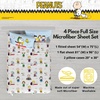 image:imageFranco Collectibles Beetlejuice Halloween Bedding Super Soft Microfiber Full Sheet Set College Dorm Essentials Officially Licensed ProductPeanuts  Fun Times