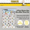 image:imageFranco Collectibles Beetlejuice Halloween Bedding Super Soft Microfiber Full Sheet Set College Dorm Essentials Officially Licensed ProductPeanuts  Fun Times