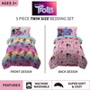 image:imageFranco Kids Bedding Soft Comforter and Sheet Set with Sham 5 Piece Twin Size Trolls World Tour